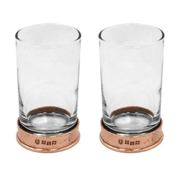 Finnies The Jewellers Double Hammered 8oz Hiball Spirit Glass Set