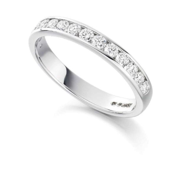 Finnies The Jewellers Platinum Diamond Eternity Or Wedding Band
