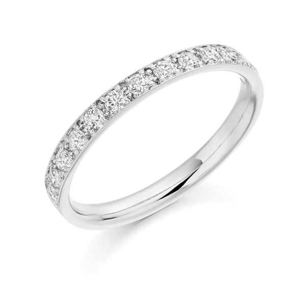 Finnies The Jewellers Platinum Diamond Eternity Ring 0.30CT