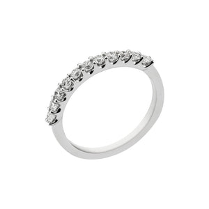 Finnies The Jewellers Platinum Diamond Eternity Ring 0.45ct