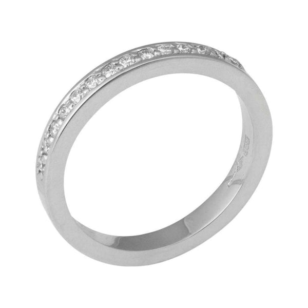 Finnies The Jewellers Platinum Diamond Set Wedding Ring