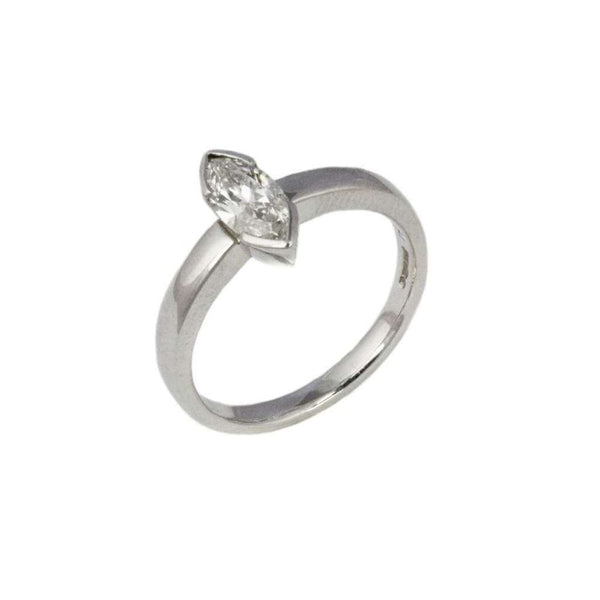Finnies The Jewellers Platinum Diamond Solitaire Engagement Ring 0.71ct