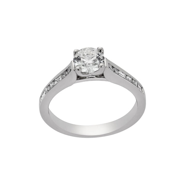 Finnies The Jewellers Platinum Diamond Solitaire Engagement Ring 0.95ct