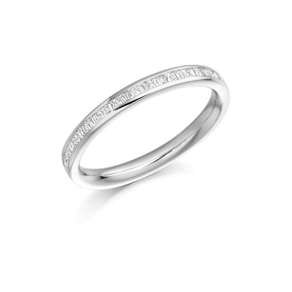 Finnies The Jewellers Platinum Diamond Wedding/Eternity Ring