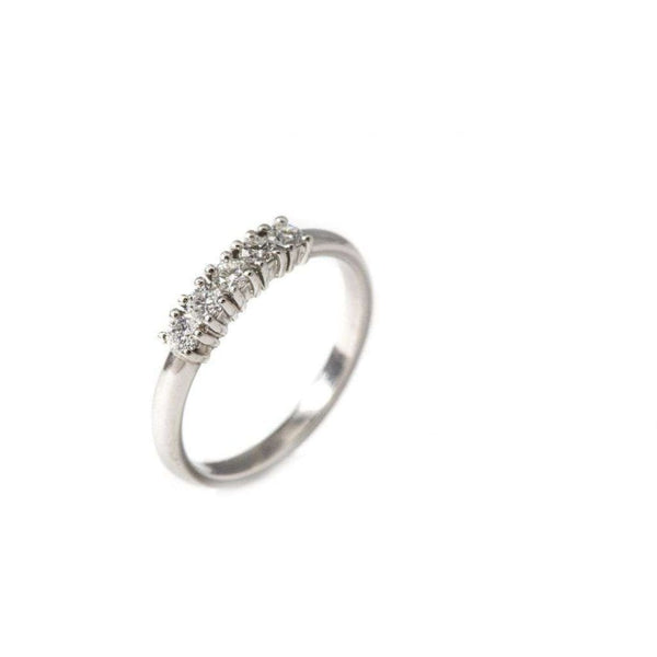 Finnies The Jewellers Platinum Five Stone Diamond Ring 0.31ct