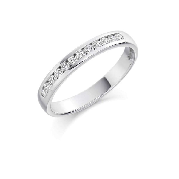 Finnies The Jewellers Platinum Nine stone Diamond Ring 0.25ct