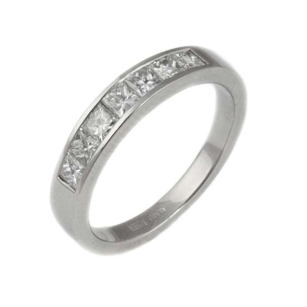 Finnies The Jewellers Platinum Princess Cut Diamond Set Eternity Ring
