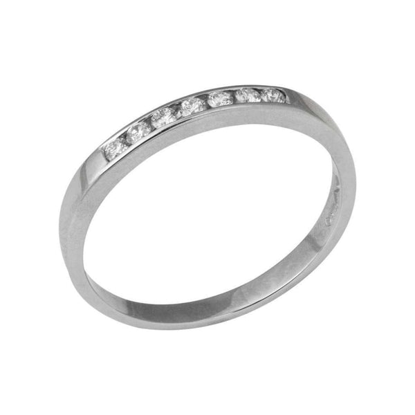 Finnies The Jewellers Platinum Seven Stone Diamond Eternity Ring