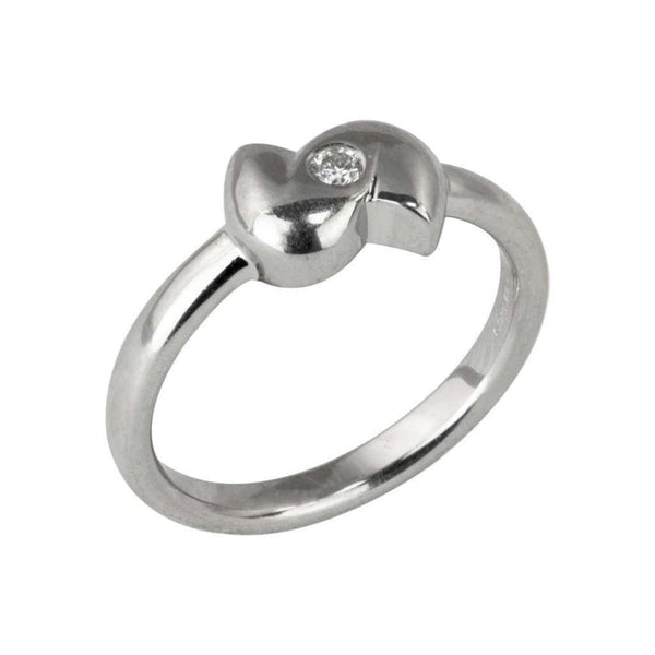 Finnies The Jewellers Platinum Single Stone Round Cut Diamond Set Ring