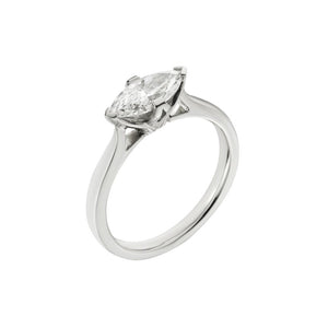 Finnies The Jewellers Platinum Solitaire Diamond Ring
