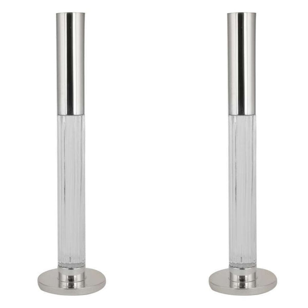 Finnies The Jewellers Silver Crystal Candle Sticks