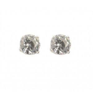 Finnies The Jewellers Silver Cubic Zirconia Stud Earrings