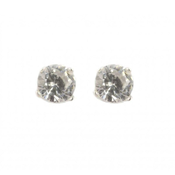 Finnies The Jewellers Silver Cubic Zirconia Stud Earrings