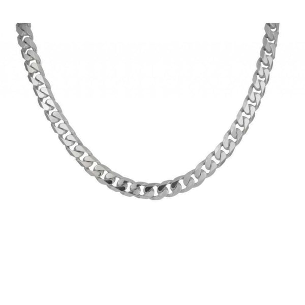 Finnies The Jewellers Silver Heavy Weight Flat Curb Chain
