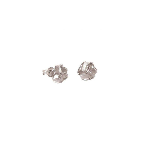Finnies The Jewellers Silver Knot Large Earrings