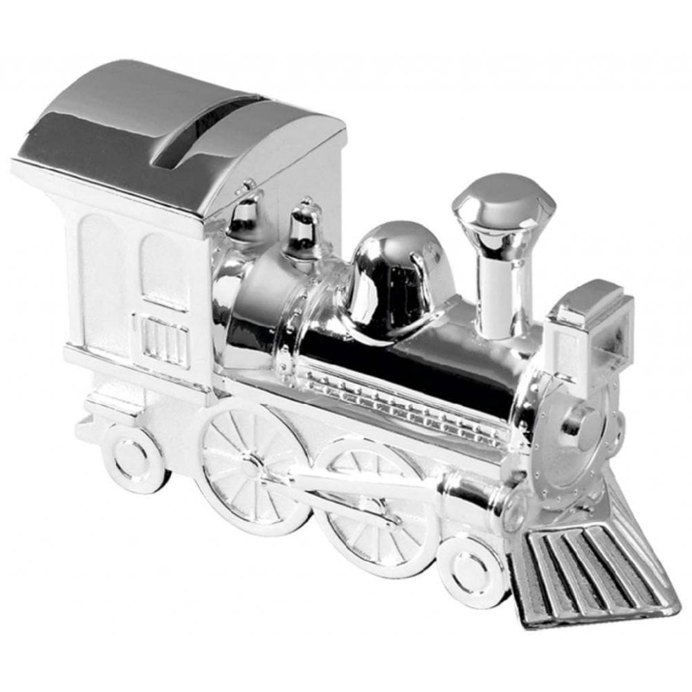 Silver Plated Train Money Box