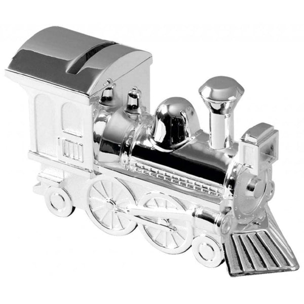 Finnies The Jewellers Silver Plated Train Money Box