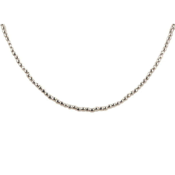 Finnies The Jewellers Silver Sparkly Disco Bead Like Chain