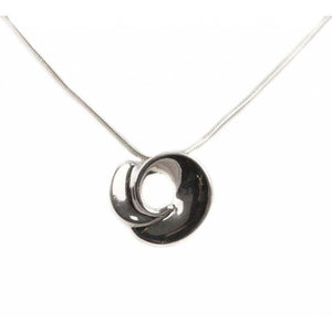 Finnies The Jewellers Silver Swirl Shell Pendant