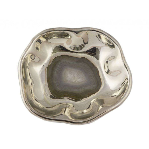 Finnies The Jewellers Sterling Silver & Agate Bowl