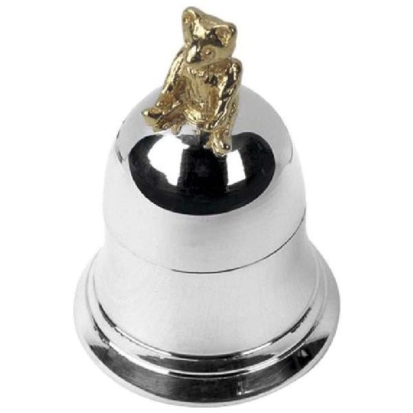 Finnies The Jewellers Sterling Silver & Gold Plate Teddy Tooth Bell