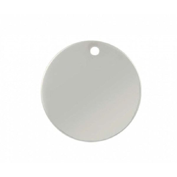 Finnies The Jewellers Sterling Silver Round Plain Disc