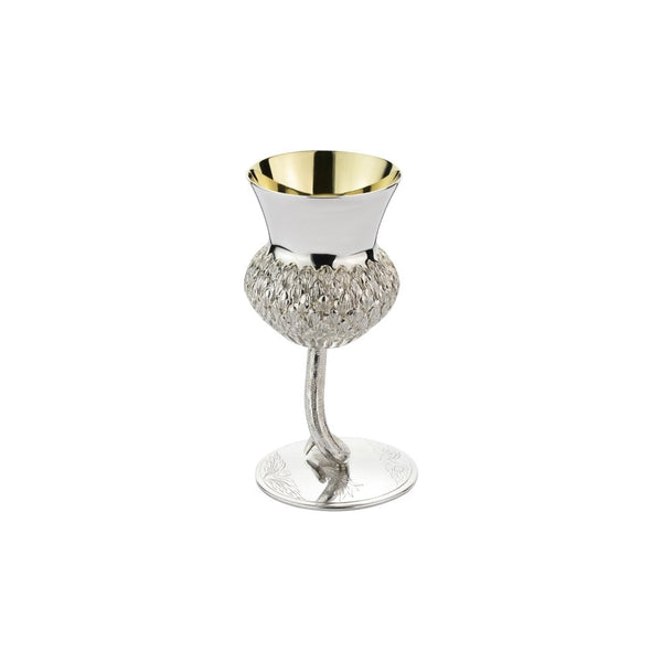 Finnies The Jewellers Sterling Silver Thistle Stem Tot Goblet