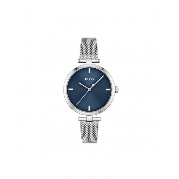 Hugo Boss Majesty Blue Dial Steel Mesh Bracelet 32mm