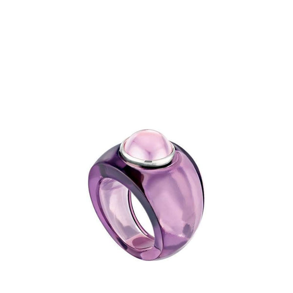 Lalique Charmant Violet & Pink Ring