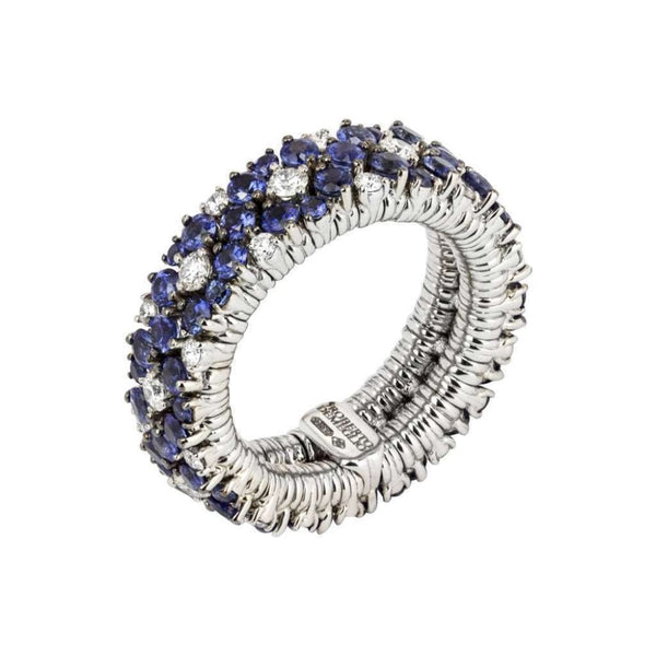 Roberto Demeglio Roberto Demeglio 18ct White Gold Sapphire & Diamond Ring